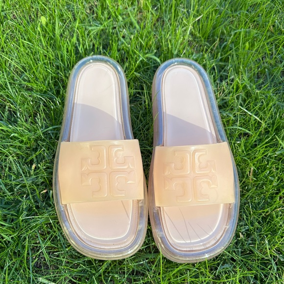 TORY BURCH Bubble Jelly Sandals, Size 7 - Picture 3 of 6